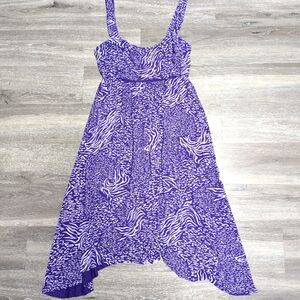 Fresh Produce Babydoll Tank Midi Dress Stretch Rayon Size M Excellent